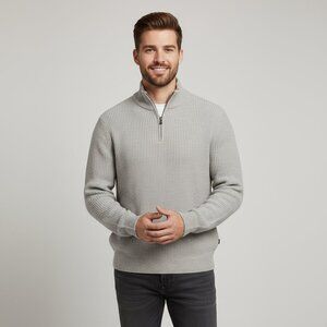 Rails Men’s Stark quarter zip Tan Med- Pilling